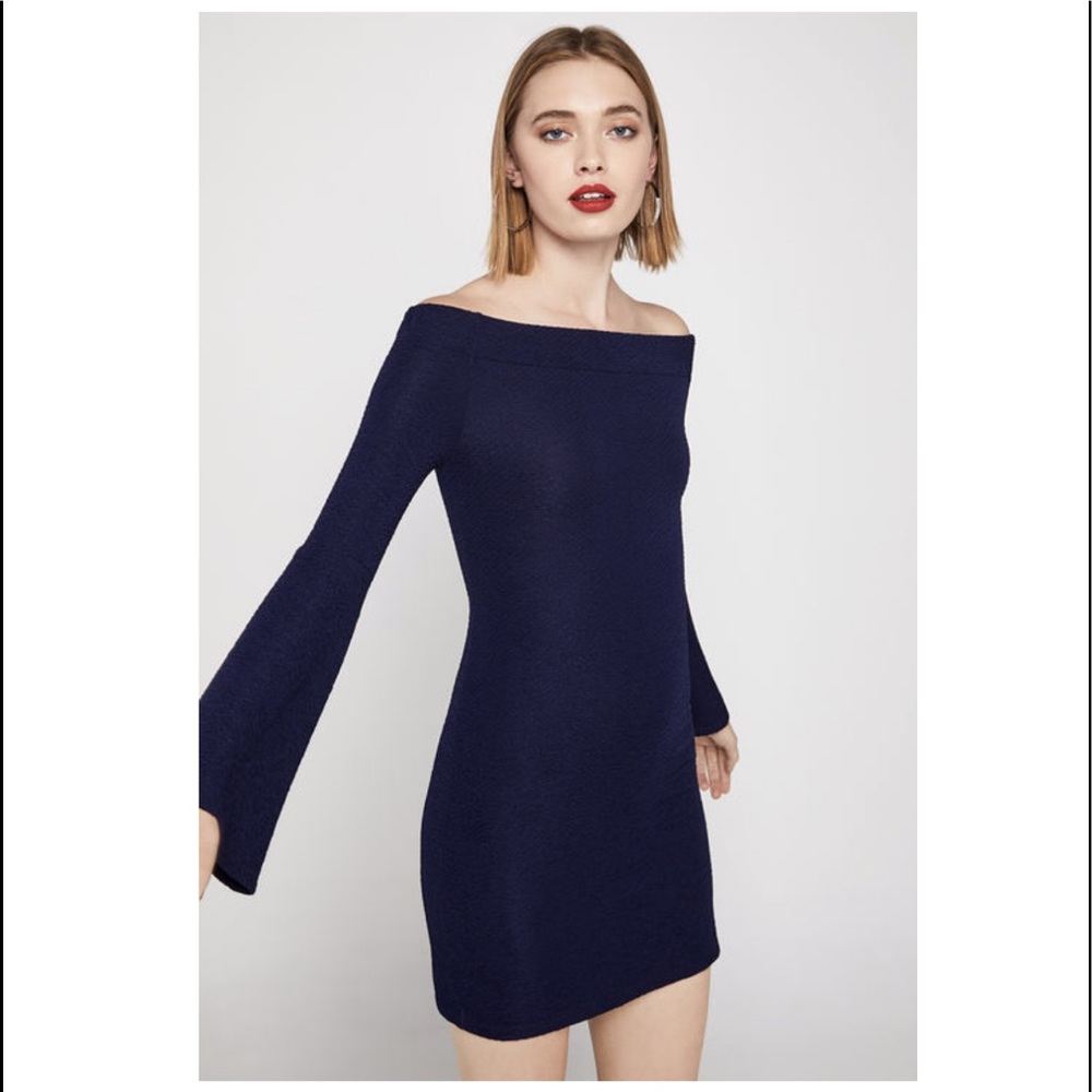 NWT /BCBGeneration Off the Shoulder Dress Size Med